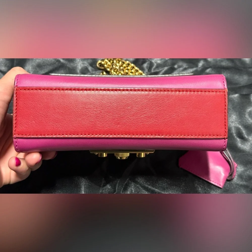 Gucci Supreme padlock small shoulder/crossbody bag